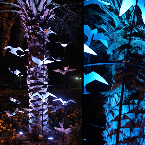 Luz rasante feita projetores RGB 